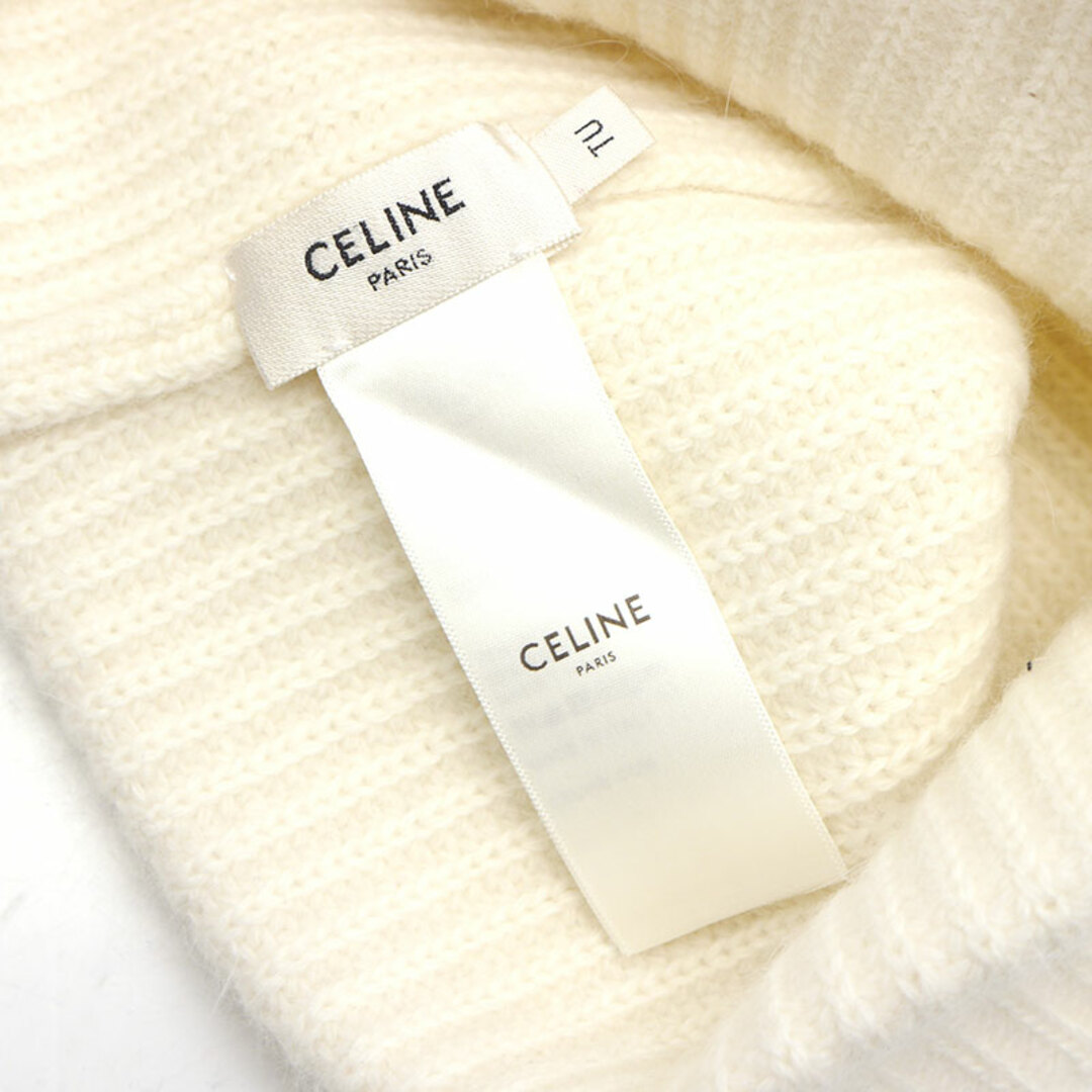 CELINE - セリーヌ ニットキャップ ビーニー ウール アンゴラ CELINE - セリーヌ ニットキャップ ビーニー ウール アンゴラ
