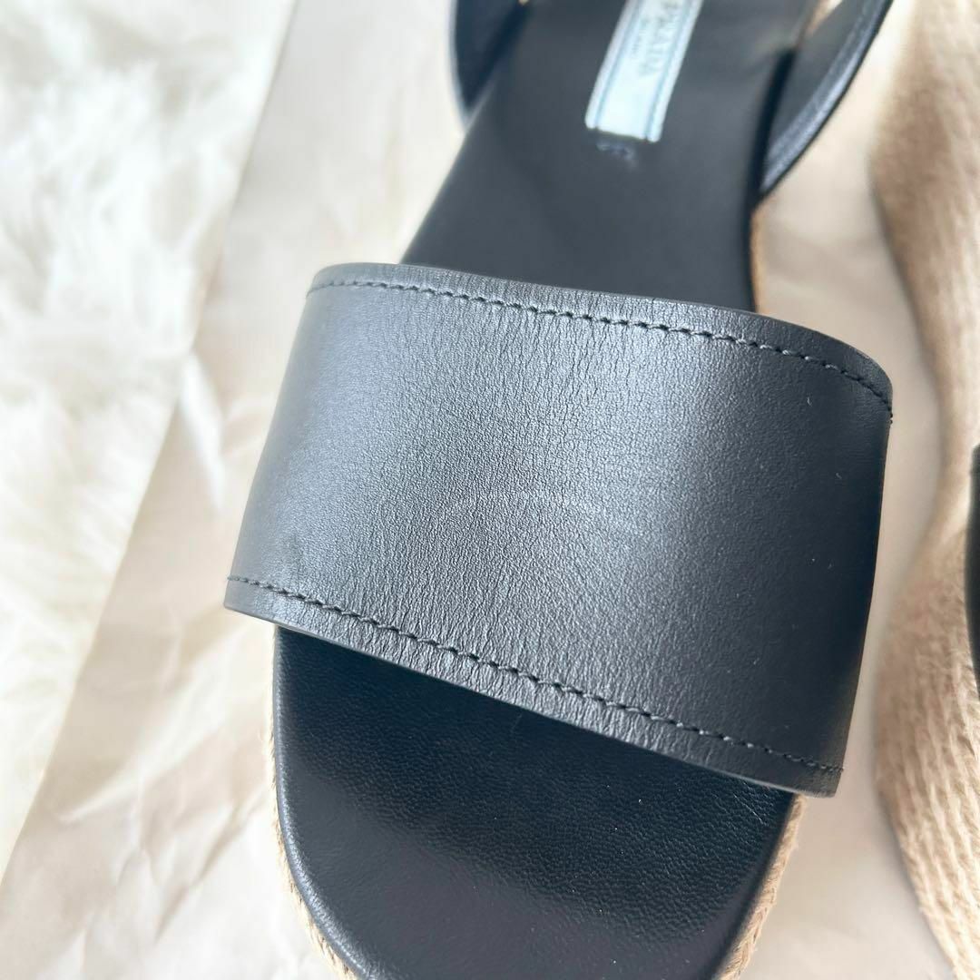 PRADA - 美品✨プラダ 厚底サンダル エスパドリーユ ヒール PRADA - 美品✨プラダ 厚底サンダル エスパドリーユ ヒール