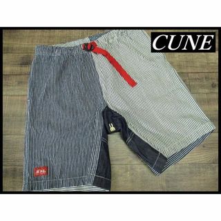 CUNE - CUNE キューン 2連 うさぎ デニム ヒッコリー ショート CUNE - CUNE キューン 2連 うさぎ デニム ヒッコリー ショート