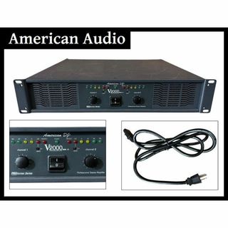 通電確認済み 現状渡し アメリカン オーディオ V2000 mk2 パワー 通電確認済み 現状渡し アメリカン オーディオ V2000 mk2 パワー