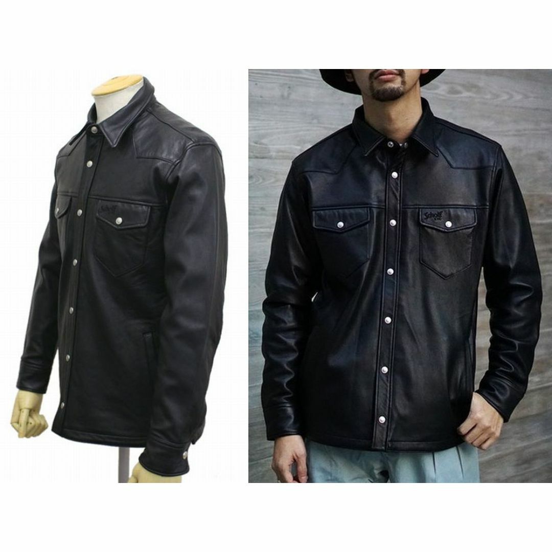 schott - XL 美品 ショット 3111029 羊革 ラム レザー ボックス schott - XL 美品 ショット 3111029 羊革 ラム レザー ボックス