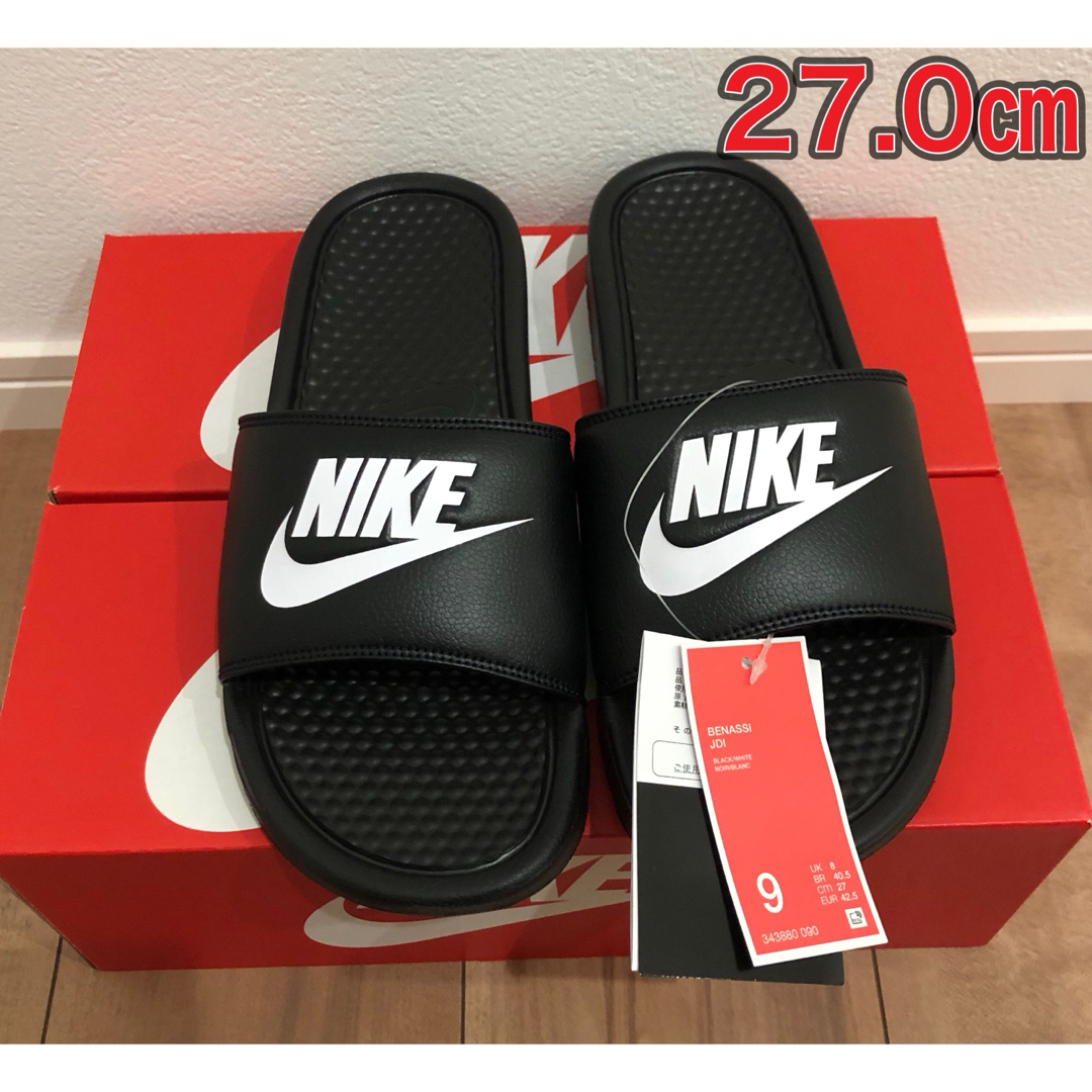 NIKE - 【27cm☆新品】ナイキ NIKE ベナッシ JDI スライドの通販 NIKE - 【27cm☆新品】ナイキ NIKE ベナッシ JDI スライドの通販