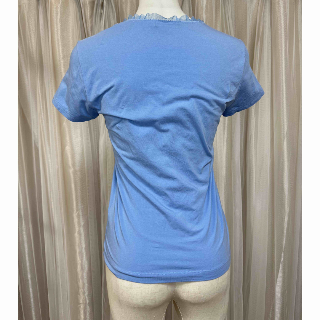 BURBERRY - BURBERRY LONDON フリル襟 カットソー Tシャツ BURBERRY - BURBERRY LONDON フリル襟 カットソー Tシャツ