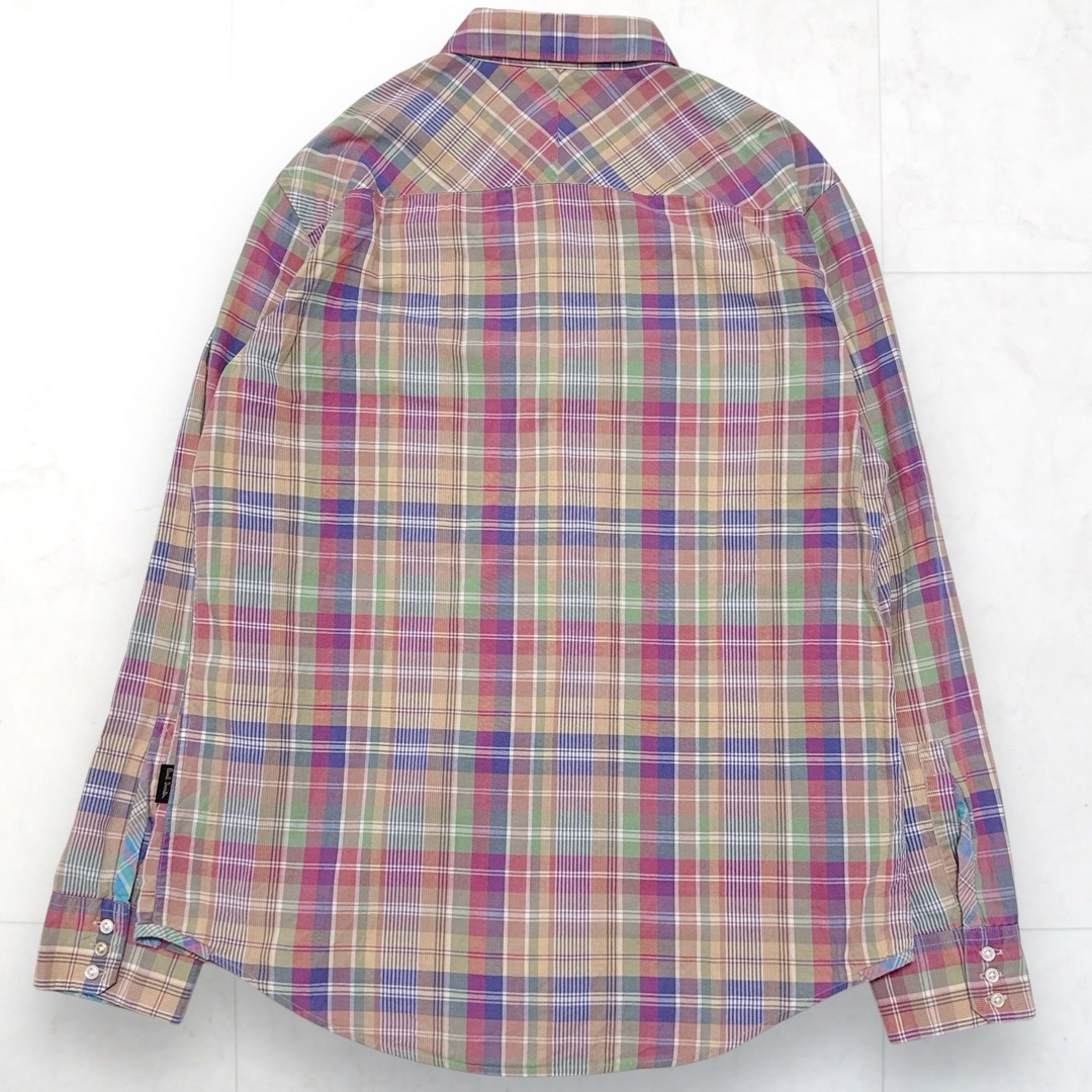 Paul Smith - Paul Smith コットン長袖シャツ チェック柄 マルチ Paul Smith - Paul Smith コットン長袖シャツ チェック柄 マルチ