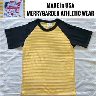 未着用 USA製 MERRY GARDEN メリー ガーデン ラグラン Tシャツ(Tシャツ/カットソー(半袖/袖なし))