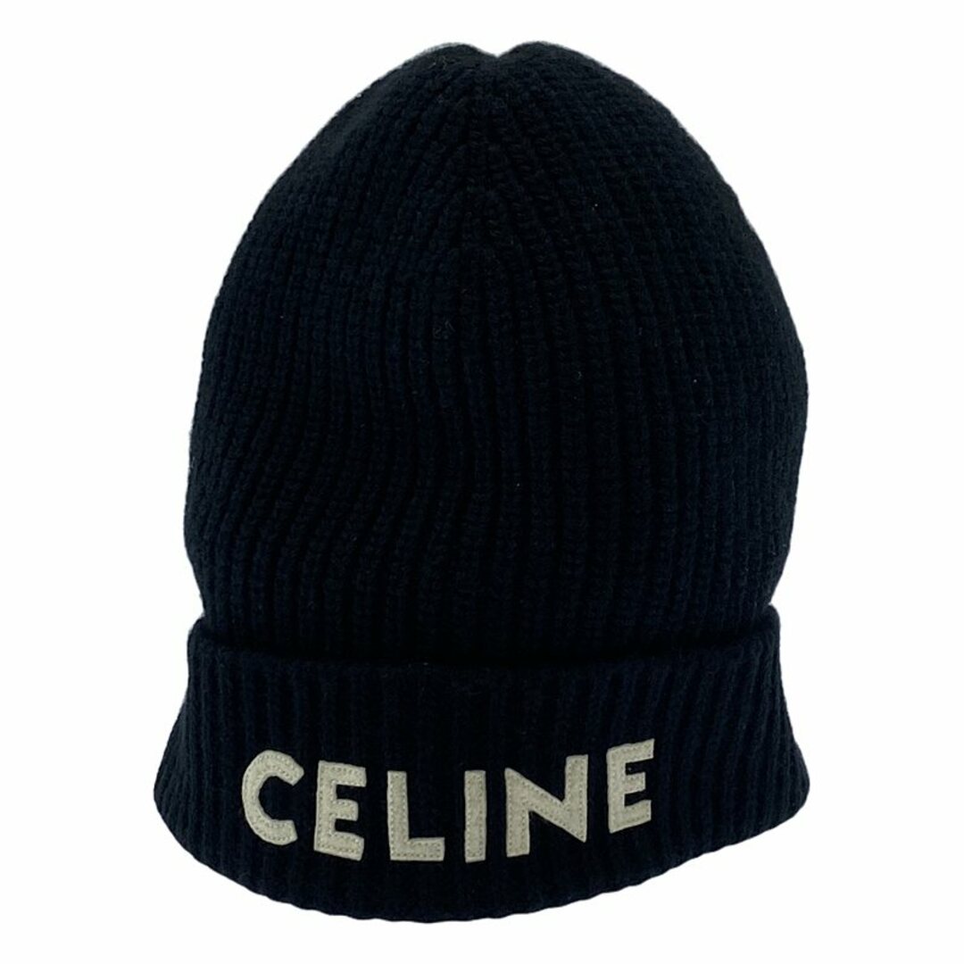 CELINE - CELINE / セリーヌ | ロゴワッペン ウール リブ ニット CELINE - CELINE / セリーヌ | ロゴワッペン ウール リブ ニット