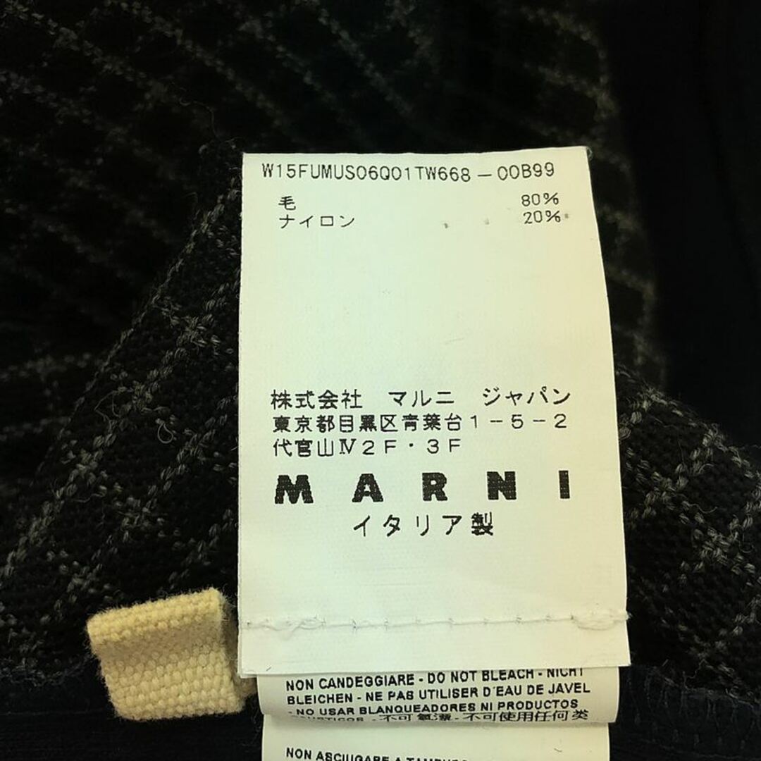 MARNI - MARNI / マルニ | ウール バックスリット ハーフジップ MARNI - MARNI / マルニ | ウール バックスリット ハーフジップ