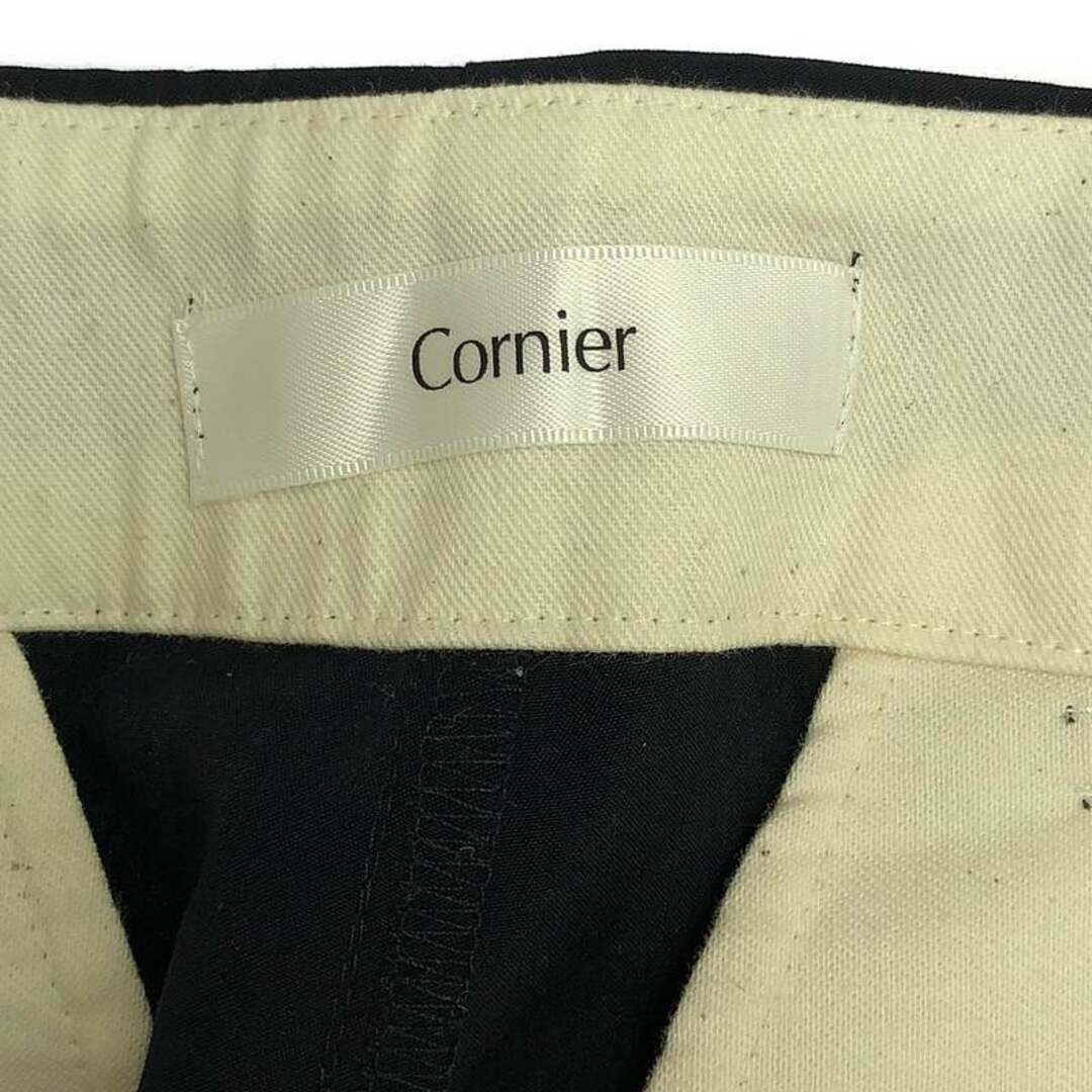 CORNIER / コルニエ | ウール シルク スラックス パンツ | L CORNIER / コルニエ | ウール シルク スラックス パンツ | L