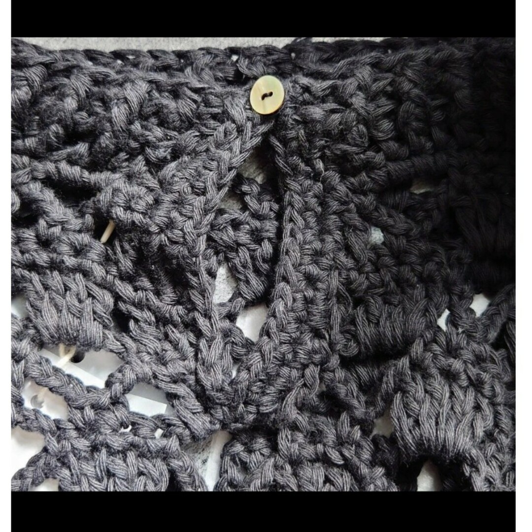 新品 seeall 24ss crochet baloon sleeve top レディースのトップス(ニット/セーター)の商品写真