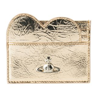 ヴィヴィアンウエストウッド(Vivienne Westwood)の新品 ヴィヴィアン ウエストウッド Vivienne Westwood カードケース ゴールド(名刺入れ/定期入れ)