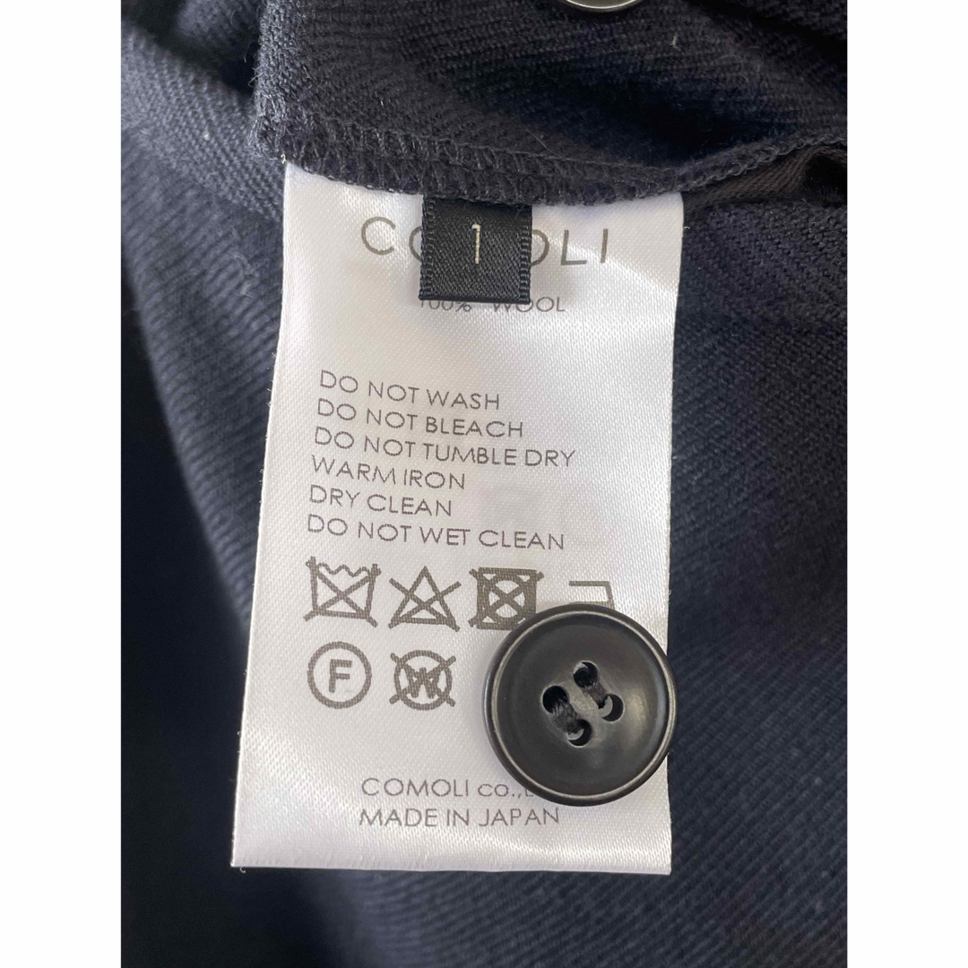 COMOLI - 【美品】COMOLI 24AW ウールサージパンツ ダーク COMOLI - 【美品】COMOLI 24AW ウールサージパンツ ダーク