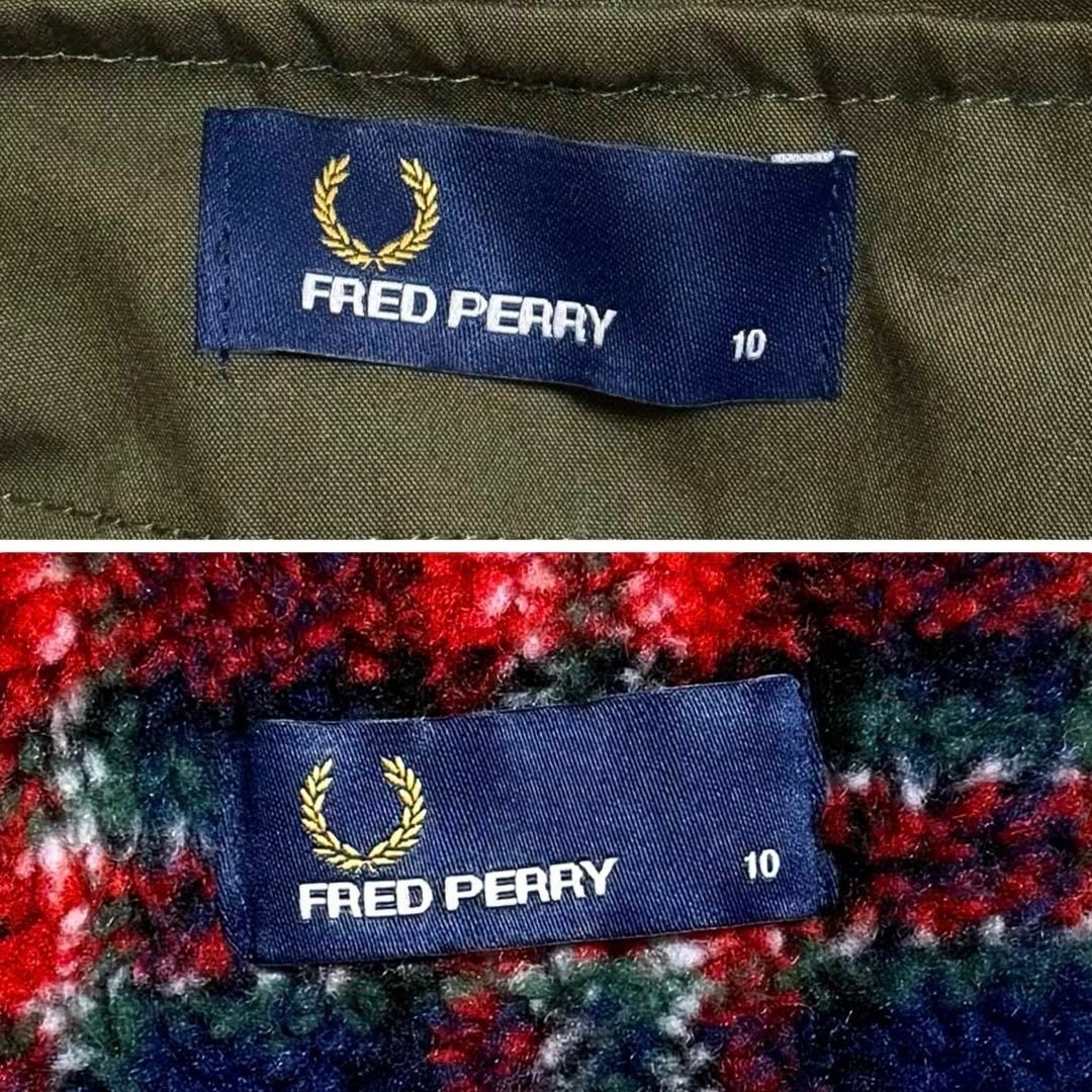 FRED PERRY - FRED PERRY モッズコート M51 ラクーンファー ボア FRED PERRY - FRED PERRY モッズコート M51 ラクーンファー ボア