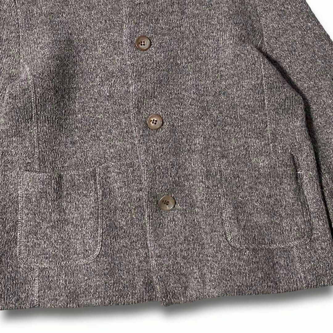 45R - 45r シェットランド二重天竺ボレロ ノーカラージャケット 45R - 45r シェットランド二重天竺ボレロ ノーカラージャケット