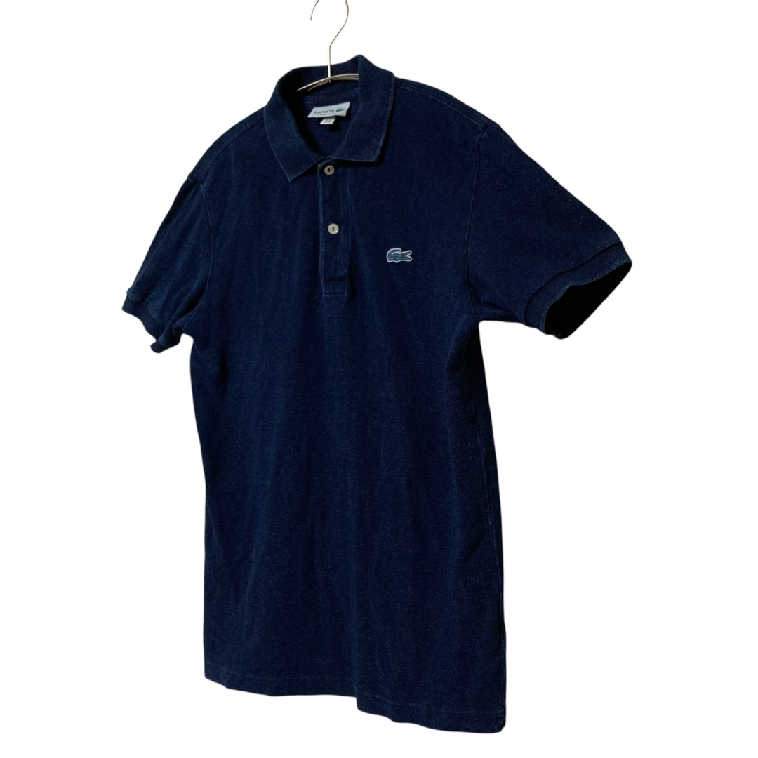 LACOSTE - 【超美品】LACOSTE ラコステ ポロシャツ インディゴ LACOSTE - 【超美品】LACOSTE ラコステ ポロシャツ インディゴ