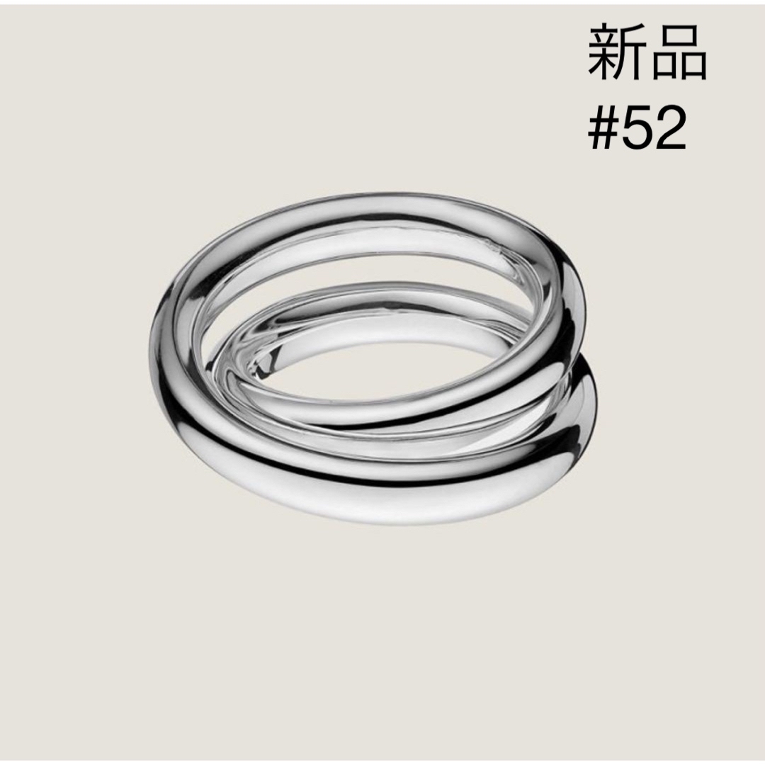 HERMES - 《新品》HERMES シルバー リング 52 ヴェルティージュ HERMES - 《新品》HERMES シルバー リング 52 ヴェルティージュ
