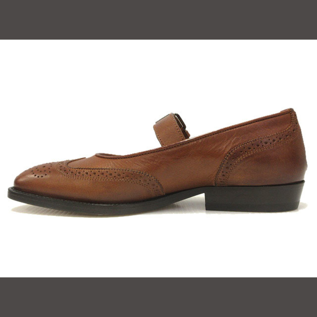 MARGARET HOWELL - マーガレットハウエル BROGUED PUMP レザー MARGARET HOWELL - マーガレットハウエル BROGUED PUMP レザー