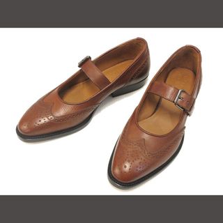 MARGARET HOWELL - マーガレットハウエル BROGUED PUMP レザー MARGARET HOWELL - マーガレットハウエル BROGUED PUMP レザー