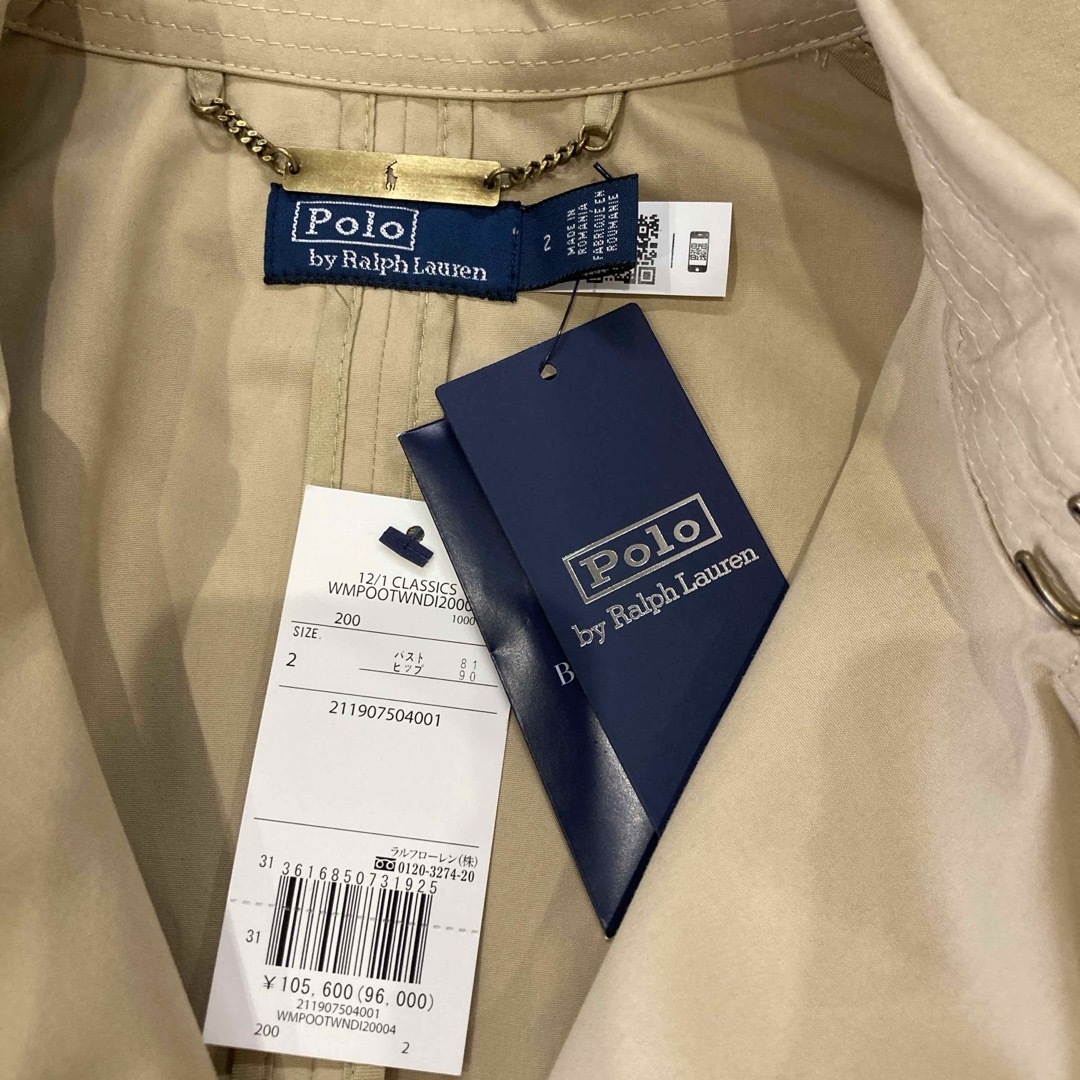 POLO RALPH LAUREN - ラルフローレン トレーチコート 新品タグ POLO RALPH LAUREN - ラルフローレン トレーチコート 新品タグ