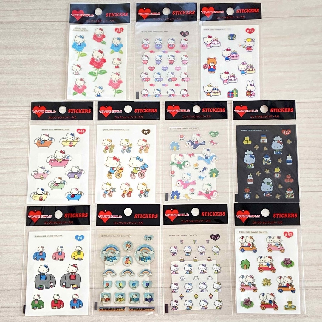 サンリオ - ①希少 サンリオ キティ VIVITIX シール まとめ売り サンリオ - ①希少 サンリオ キティ VIVITIX シール まとめ売り