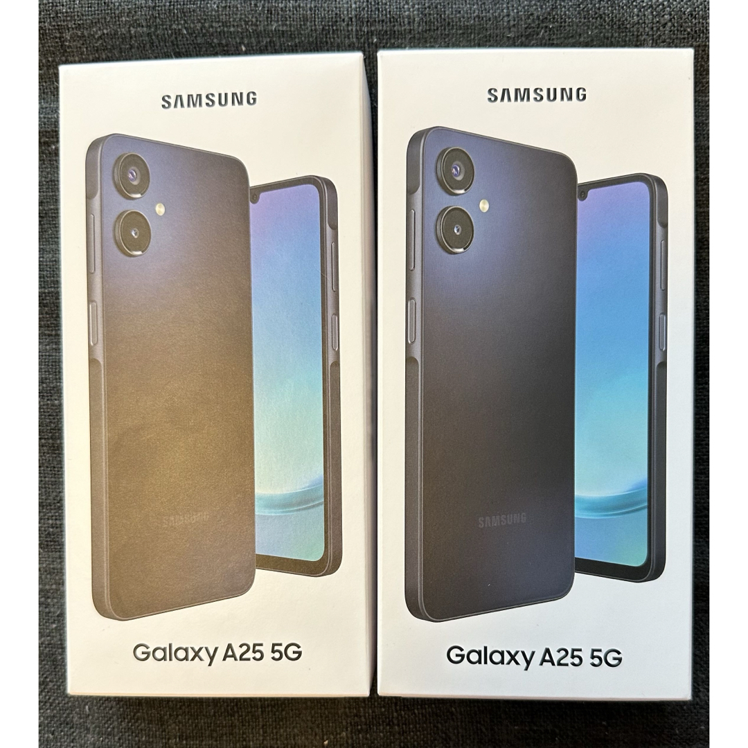 Galaxy - Samsung Galaxy A25 5G 本体 ブラック 2台セットの通販 Galaxy - Samsung Galaxy A25 5G 本体 ブラック 2台セットの通販
