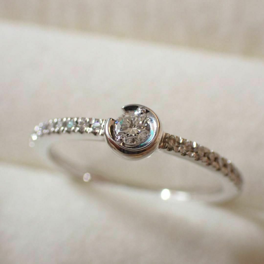 STAR JEWELRY - スタージュエリー K18 0.12ct ムーン STAR JEWELRY - スタージュエリー K18 0.12ct ムーン