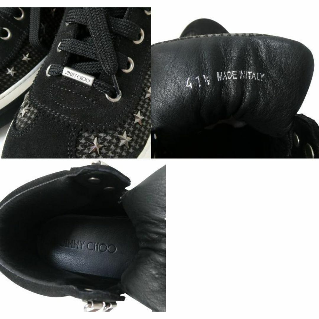 JIMMY CHOO - 新品同様 ジミーチュウ スエード 千鳥格子 星 JIMMY CHOO - 新品同様 ジミーチュウ スエード 千鳥格子 星