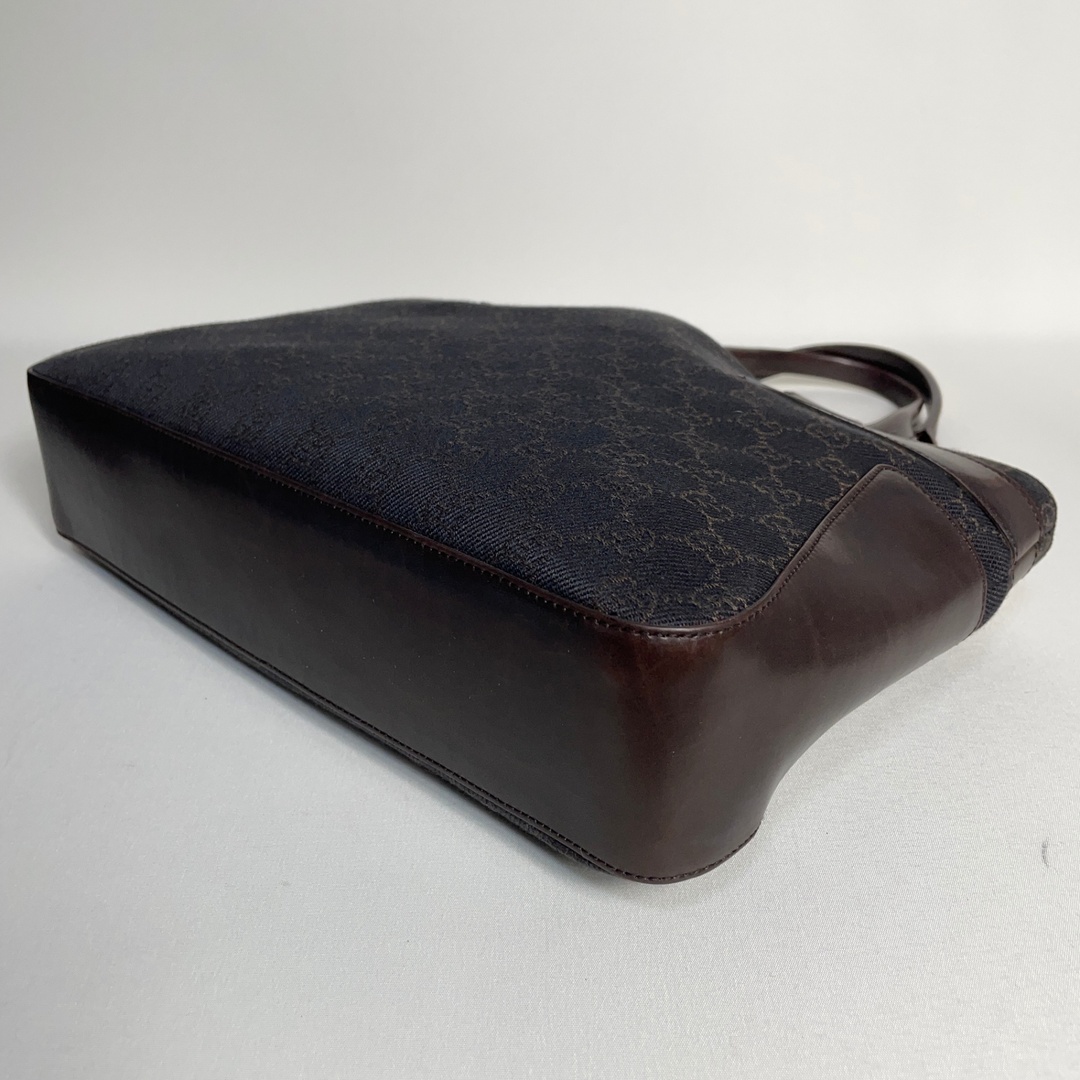GUCCI - 2503-108|グッチ GGキャンバス ハンドバッグ ダーク GUCCI - 2503-108|グッチ GGキャンバス ハンドバッグ ダーク
