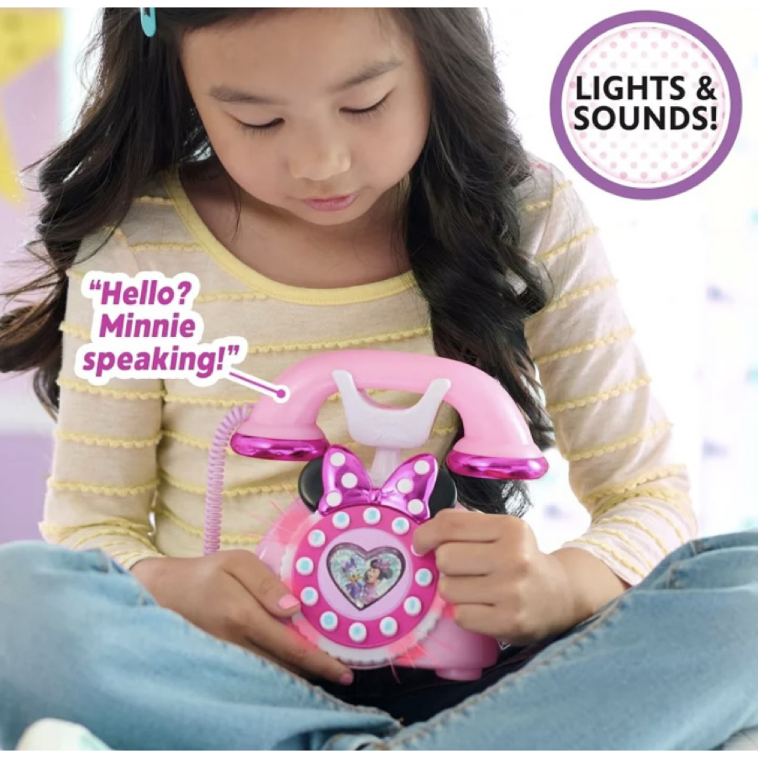 ミニーマウス - ミニーマウス ディズニー 電話 キラキラ ライト ミニーマウス - ミニーマウス ディズニー 電話 キラキラ ライト
