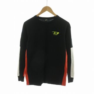 DIESEL - ディーゼル Tシャツ ロンT 長袖 プリント XS ブラック DIESEL - ディーゼル Tシャツ ロンT 長袖 プリント XS ブラック