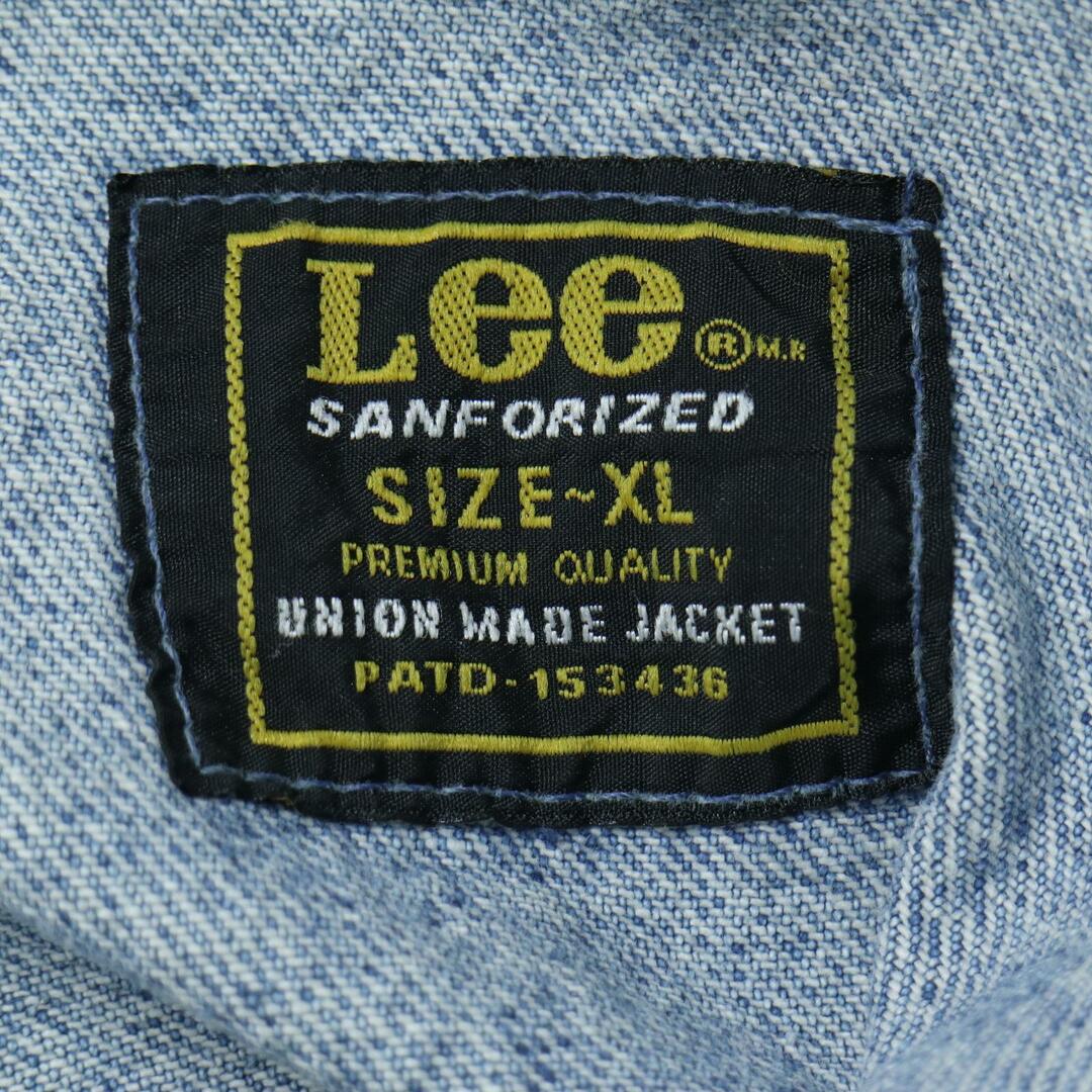 Lee - USA製 Lee リー PATD-153436 デニムジャケット ブルー Lee - USA製 Lee リー PATD-153436 デニムジャケット ブルー
