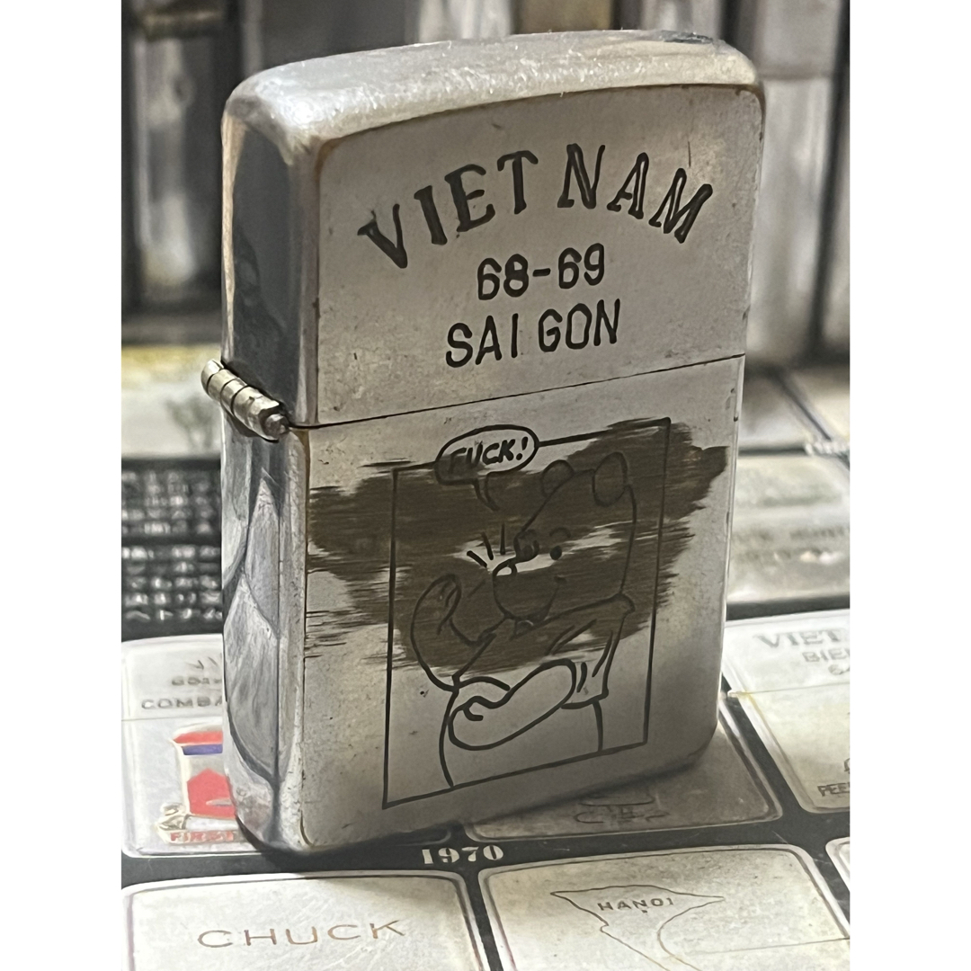 ZIPPO - 【ベトナムZIPPO】本物 1968年製ベトナムジッポー「くま ZIPPO - 【ベトナムZIPPO】本物 1968年製ベトナムジッポー「くま