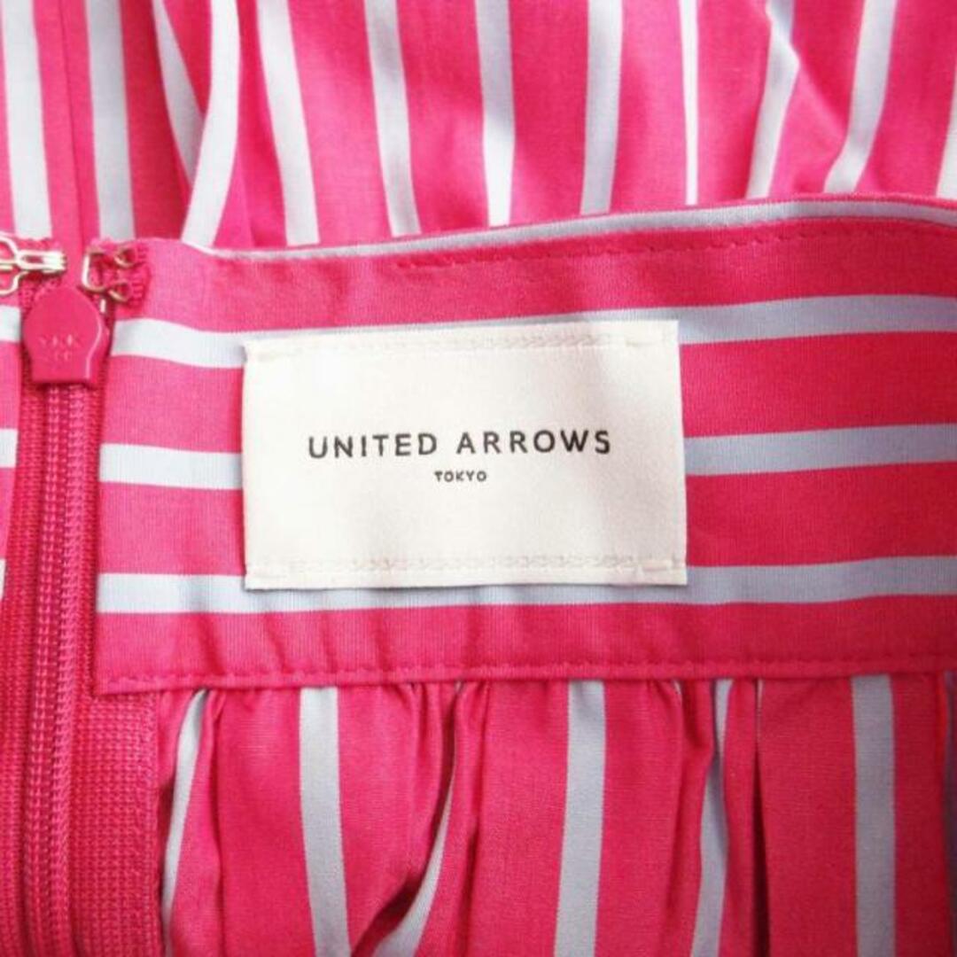 UNITED ARROWS - ユナイテッドアローズ ストライプギャザー UNITED ARROWS - ユナイテッドアローズ ストライプギャザー