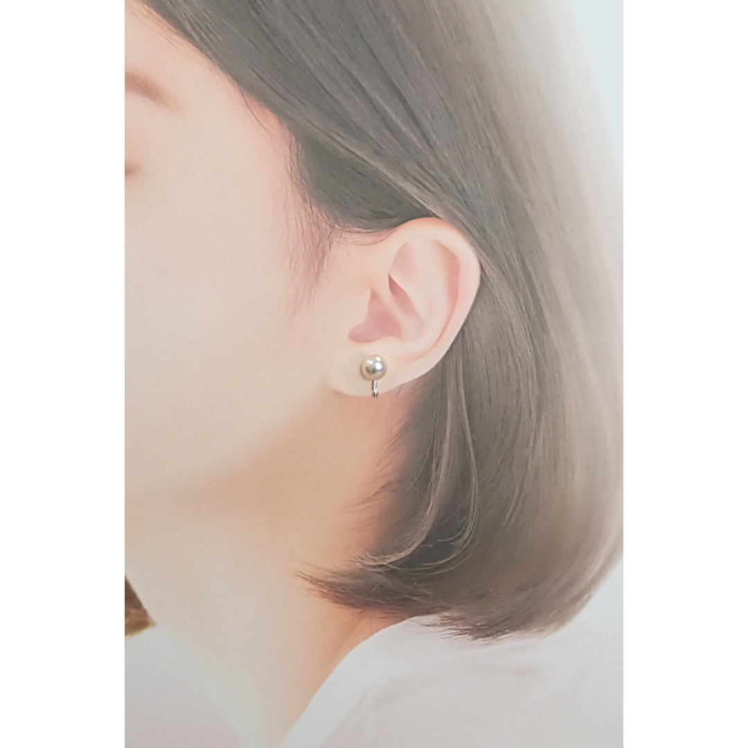 MIKIMOTO - ミキモト アコヤ真珠 イヤリング K14ホワイト MIKIMOTO - ミキモト アコヤ真珠 イヤリング K14ホワイト