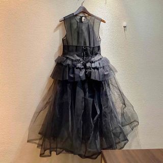 noir kei ninomiya - noir kei ninomiya チュール ワンピース XS noir kei ninomiya - noir kei ninomiya チュール ワンピース XS