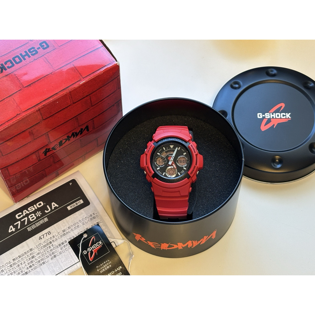 G-SHOCK - G-SHOCK/AW-591/デジアナ/赤/限定/REDMAN/レッドマン G-SHOCK - G-SHOCK/AW-591/デジアナ/赤/限定/REDMAN/レッドマン