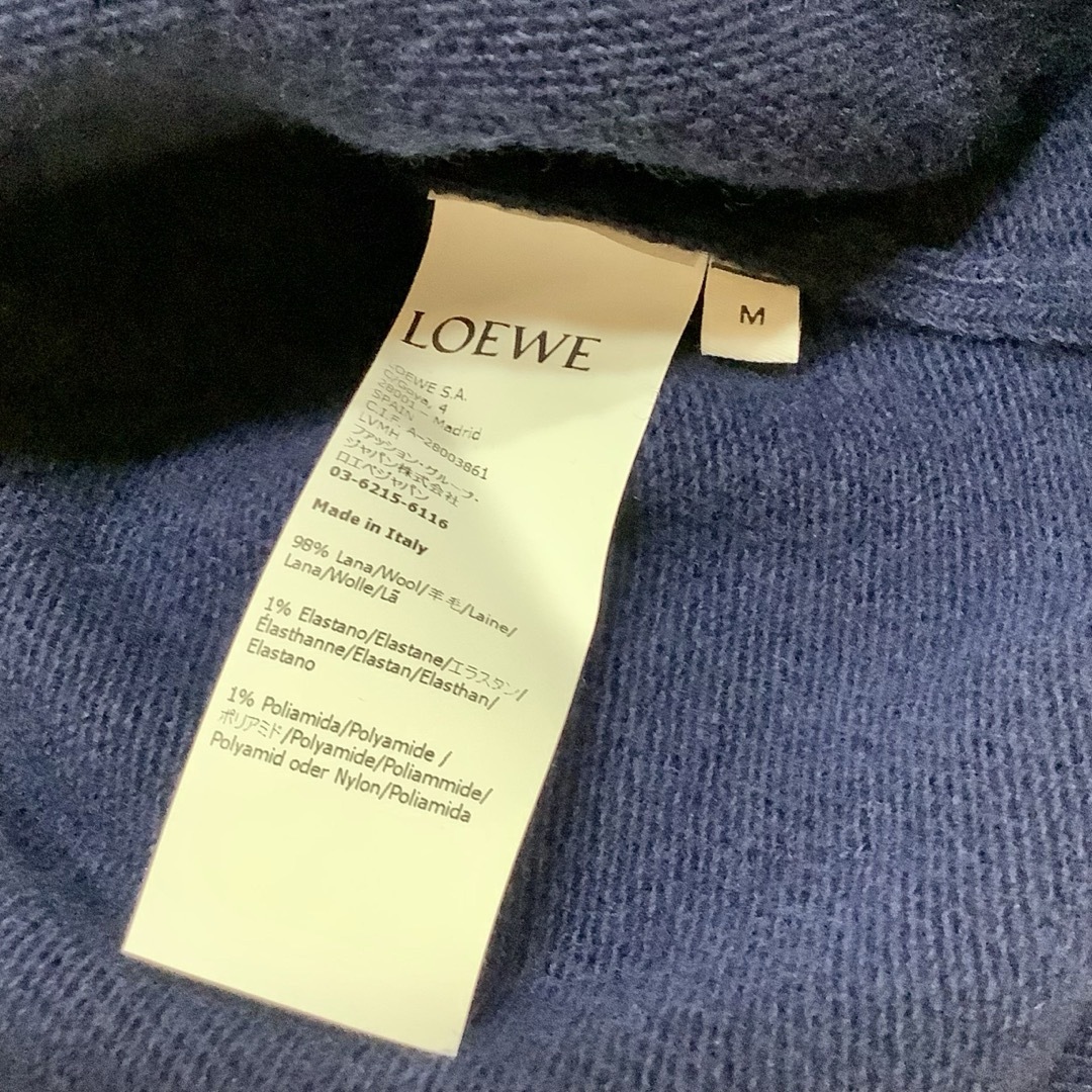 LOEWE - ロエベ LOEWE 21AW アナグラム 刺繍 丸首 セーター LOEWE - ロエベ LOEWE 21AW アナグラム 刺繍 丸首 セーター