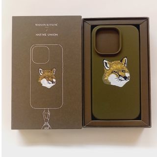 MAISON KITSUNE' - 新品未使用 iPhone 14 Pro カバー メゾン MAISON KITSUNE' - 新品未使用 iPhone 14 Pro カバー メゾン
