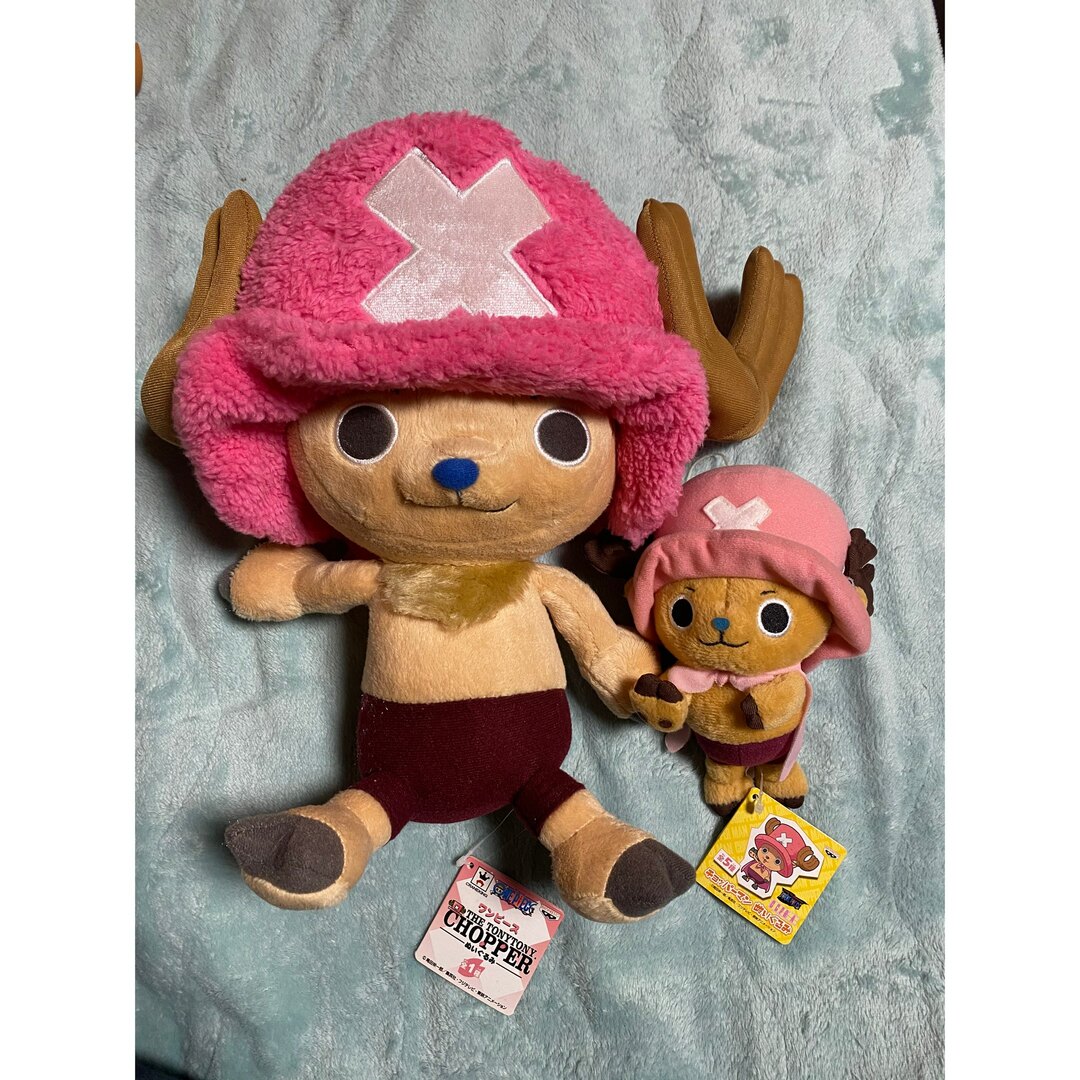 ONE PIECE - ワンピース チョッパー ぬいぐるみ2体 クリア ONE PIECE - ワンピース チョッパー ぬいぐるみ2体 クリア