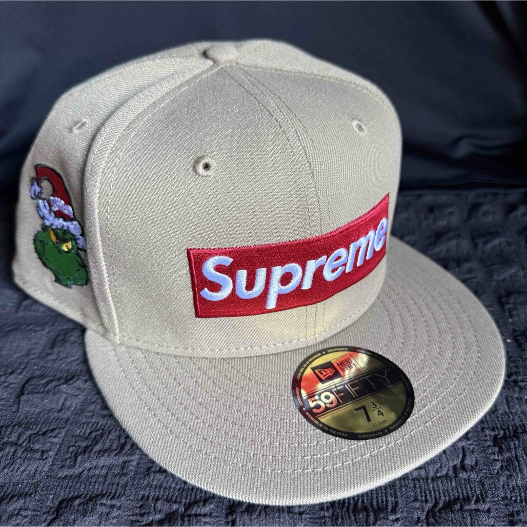 Supreme - Grinch Box Logo New Era 61.5cmの通販 by みさん's Supreme - Grinch Box Logo New Era 61.5cmの通販 by みさん's