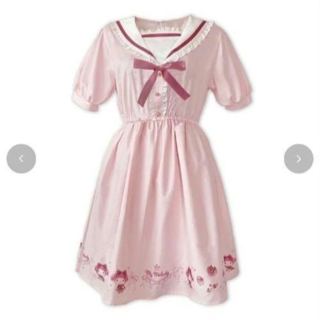 Avail - Mサイズ マイメロ ワンピース うさ耳 セーラー アベイル Avail - Mサイズ マイメロ ワンピース うさ耳 セーラー アベイル