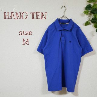 HANG TEN - 90s HANG TEN ハンテン ワンポイント ポロシャツ 白L HANG TEN - 90s HANG TEN ハンテン ワンポイント ポロシャツ 白L