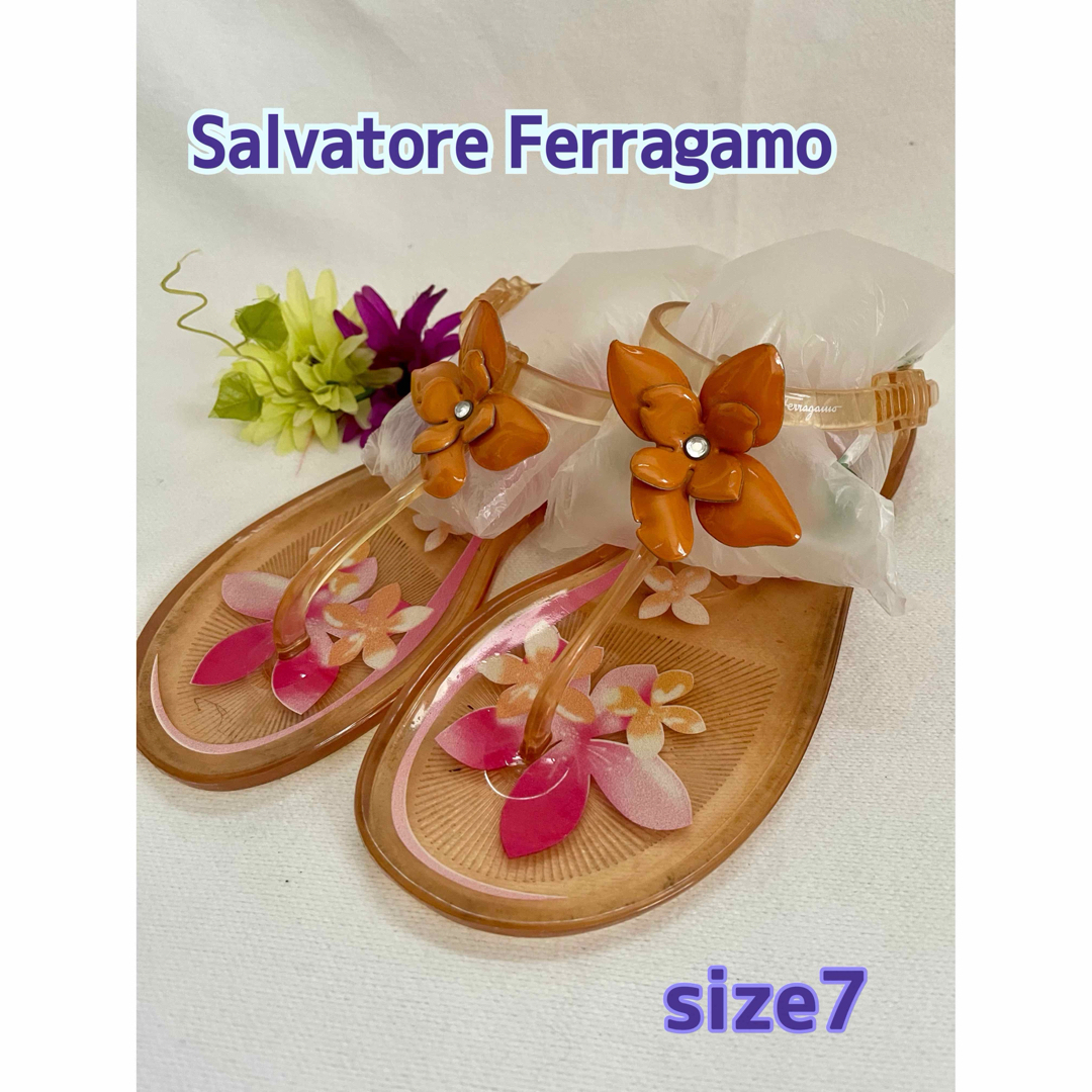 Salvatore Ferragamo - Salvatore Ferragamo ラバー サンダル Salvatore Ferragamo - Salvatore Ferragamo ラバー サンダル