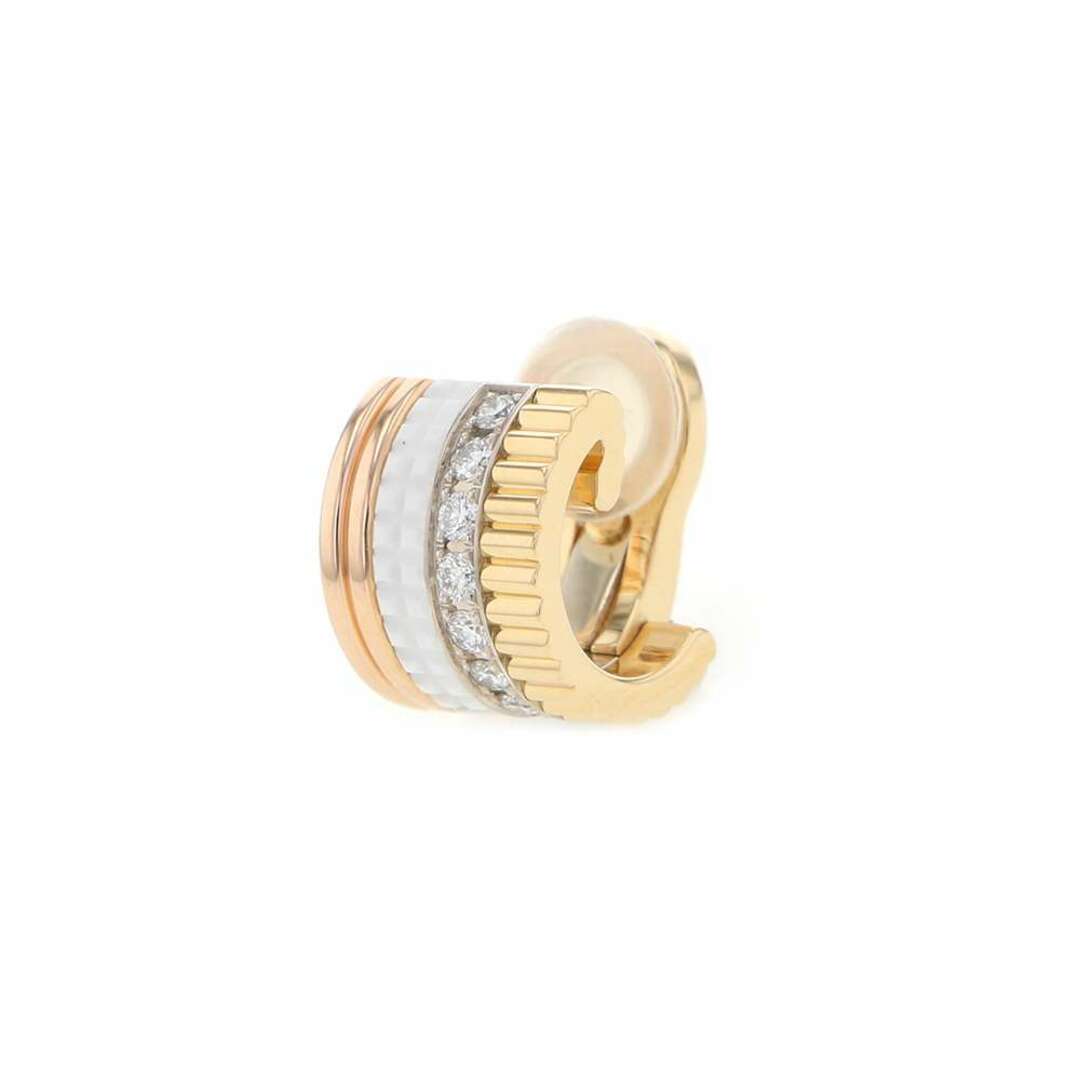 BOUCHERON - ブシュロン キャトル ホワイト シングル クリップ BOUCHERON - ブシュロン キャトル ホワイト シングル クリップ