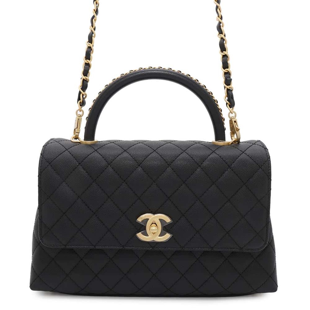 CHANEL - シャネル ハンドバッグ マトラッセ ココマーク ココ CHANEL - シャネル ハンドバッグ マトラッセ ココマーク ココ