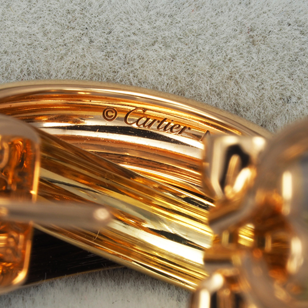 Cartier - カルティエ トリニティピアス スリーカラー フープ Cartier - カルティエ トリニティピアス スリーカラー フープ