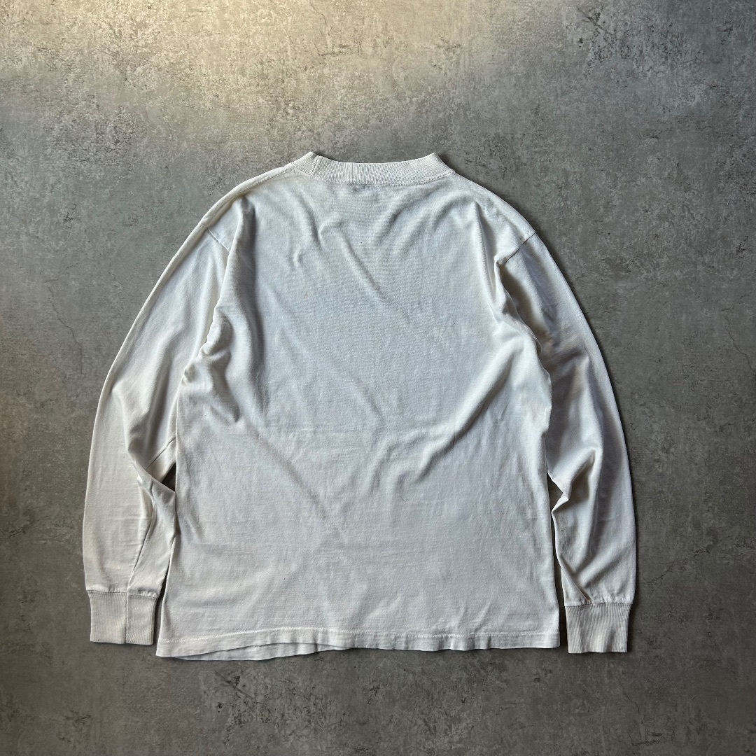 NIKE - 70s NIKE ロンtシャツ USA製 ホワイト L オレンジタグの NIKE - 70s NIKE ロンtシャツ USA製 ホワイト L オレンジタグの
