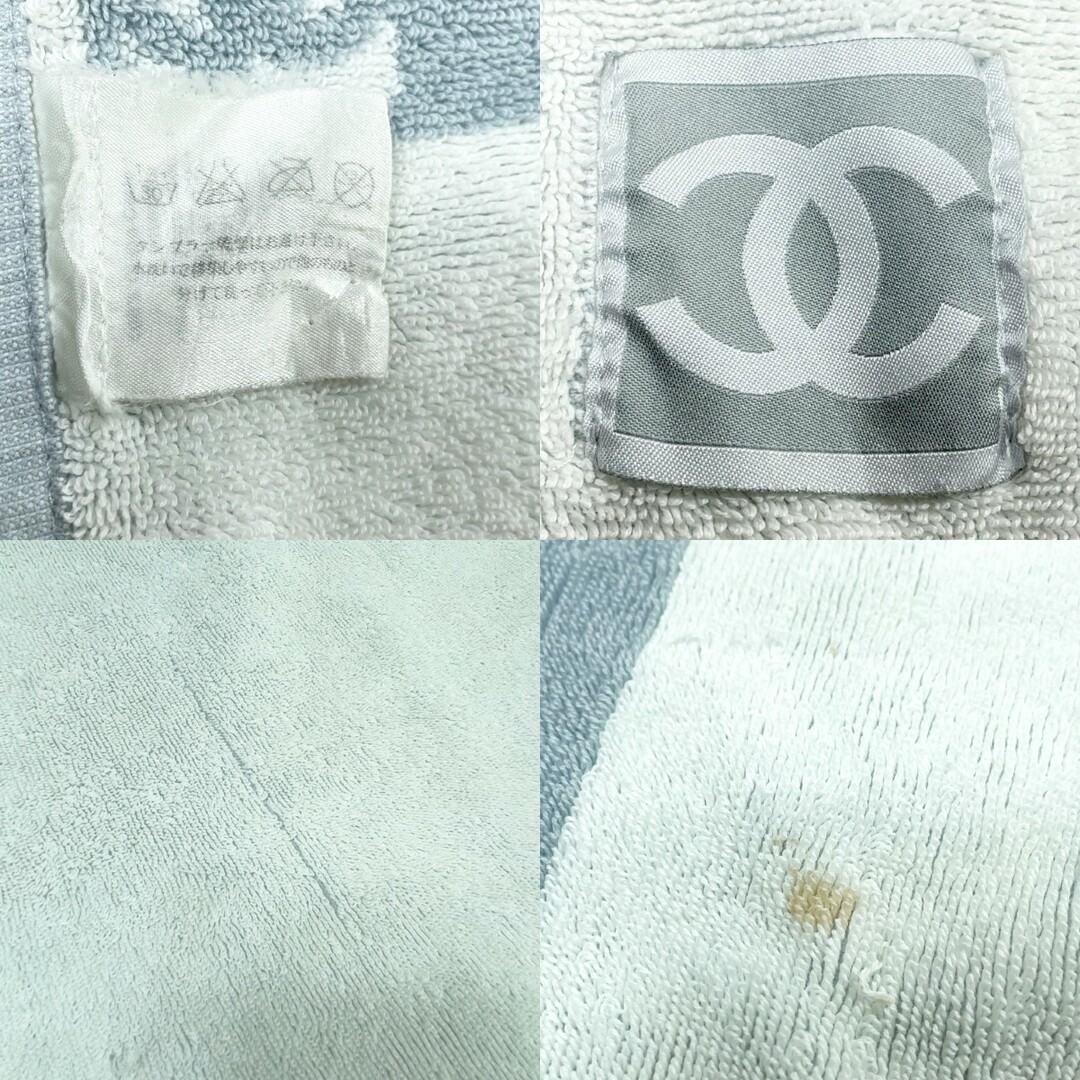 CHANEL - CHANEL シャネル ココマーク 大判ビーチタオル CHANEL - CHANEL シャネル ココマーク 大判ビーチタオル