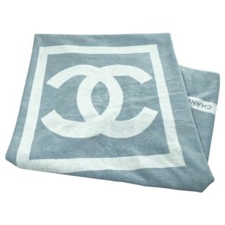 CHANEL - 美品 シャネル ココマーク ブランケット カシミヤ CHANEL - 美品 シャネル ココマーク ブランケット カシミヤ