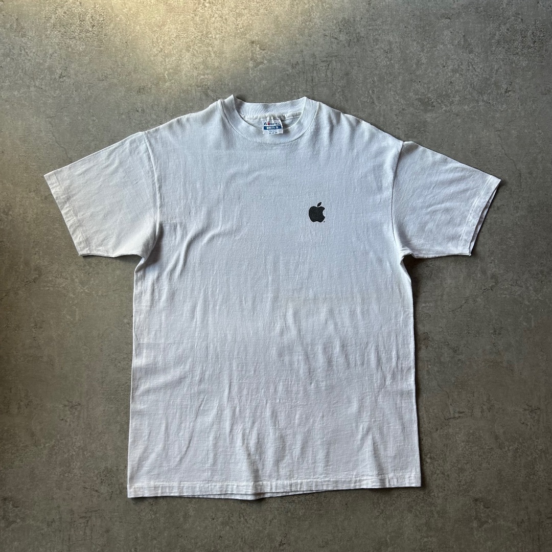 Apple - 80s90s Apple 企業tシャツ USA製 XL ホワイト バックプリント
