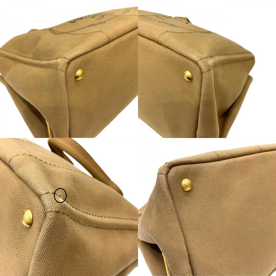 PRADA - プラダ PRADA カナパ キャメル キャンバス レディース PRADA - プラダ PRADA カナパ キャメル キャンバス レディース